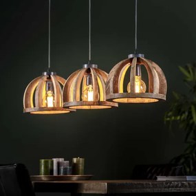 Luster 83-65 Wooden curved mango frame  - Komfort-nábytok