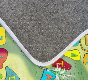 BO-MA, Protišmykový kusový koberec Safari, 76,5x117, viacfarebná, detská izba