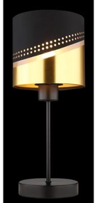 Globo 54046T - Stolná lampa OR 1xE27/40W/230V pr. 16 cm čierna/zlatá