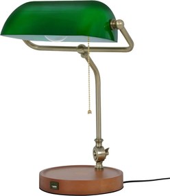 Bankárska stolná lampa K-MT-208 Bank