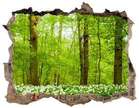 Nálepka fototapeta 3D výhled Kvety v lese nd-k-83235444