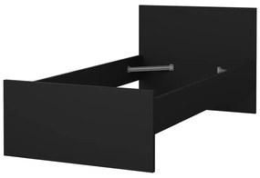 Čierna jednolôžková posteľ 90x190 cm Naia – Tvilum