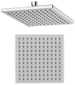 Aqualine Aqualine, Hlavová sprcha, 200x200mm, ABS/chróm, SC164