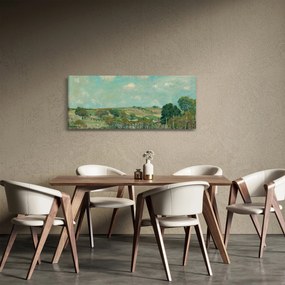 Obraz - Alfred Sisley,  Meadow, reprodukcia (120x50 cm)