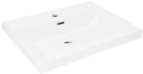 Nábytkové umývadlo SAT B-Way 61x46,5 cm otvor pre batériu uprostred SATBW6046, 1 ks