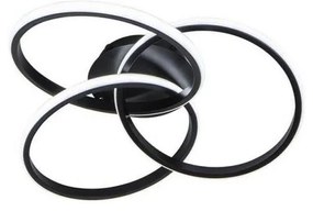 LED Stmievateľné stropné svietidlo LED/70W/230V 3000-6500K čierna +diaľkové ovládanie