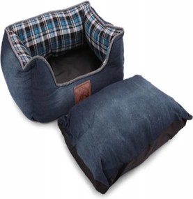 Pelech pre psa / mačku M - Fancy gaučík - Navy blue