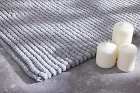 Kúpeľňový koberček Javo Premium popolový