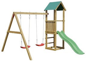 Marimex | Detské ihrisko Marimex Play Basic 008 + zelená šmykľavka | 11640470