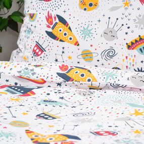 4Home Detské bavlnené obliečky Cosmic Adventure, 140 x 200 cm, 70 x 90 cm