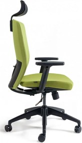 OFFICE PRO bestuhl -  OFFICE PRO bestuhl Kancelárska stolička J2 ECO BLACK SP zelená