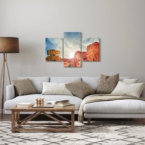 Obraz ukazovateľa s nápisom (90x60 cm)