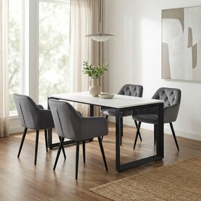 Konferenčná stolička MARTY, sivá