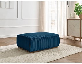 Modrá menčestrová podnožka Chelsea – Bobochic Paris