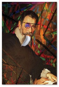 Gario Obraz na plátne Poškriabaný portrét - Jose Luis Guerrero Rozmery: 40 x 60 cm