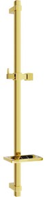 Mexen sprchová tyč DQ 80 cm s miskou na mydlo, bez batérie, zlatá, 79381-50