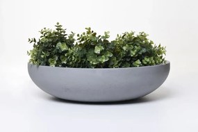 Okrasná miska PLANA, sklolaminát, Ø 54 cm x výška 14 cm, betón design