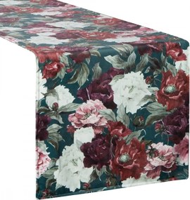 Krásny kvetovaný behúň na stôl