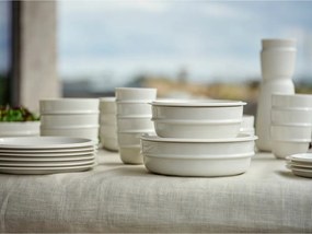 Krémovobiela porcelánová polievková miska 600 ml Eau – Zone