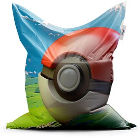 Sablio Sedací vak Pokemon ball Krajina - 150x100 cm