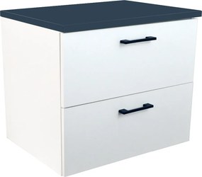 Comodo Kúpeľňová skrinka pod doskové umývadlo Agria NEW W 60-HD - biela/antracit
