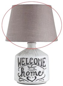 Rabalux - Náhradné tienidlo pre stolnú lampu PETRA E14 hnedá/biela