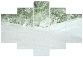 Obraz - Abstrakcia štetcami (150x105 cm)