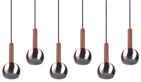 Čierne závesné svietidlo Ciliana – CINQUE