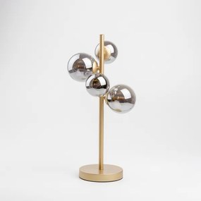 Brilagi - LED Stolná lampa MILLA 4xG9/3W/230V zlatá/dymová