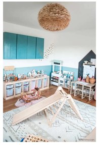 Krémový prateľný ručne tkaný vlnený koberec 140x200 cm Lakota Day – Lorena Canals