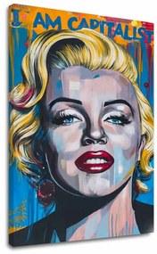Obraz Marilyn Monroe - Kapitalistický šarm | 100% originál domaľovaný akrylom