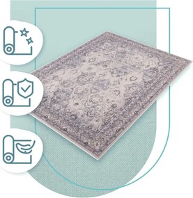 Koberec Dywilan Moon Kashmir strieborný