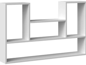 Regál Zavesenie Bilbao 4p Biela