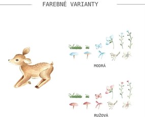 lovel.sk Nálepka na stenu Forest - jelenček DK329