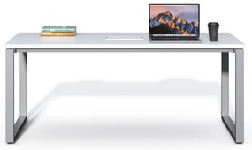 Konferenčný stôl Houseland Prime Meet 01 180 cm biely