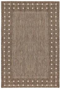 Devos koberce Kusový koberec Floorlux 20329 Taupe/Champagne – na von aj na doma - 80x150 cm