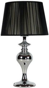 Candellux Čierna stolová lampa Gillenia pre žiarovku E27 41-21413