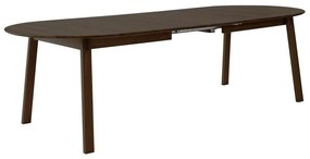 Hnedý rozkladací jedálenský stôl z dubového dreva 100x220 cm Amalfi – Hammel Furniture