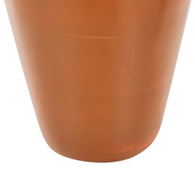 Terakota Dekoratívna váza 37 Oranžová KARFI Beliani
