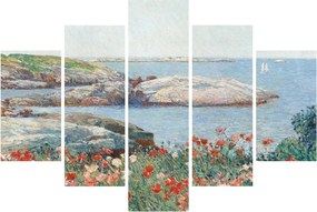 Obraz - Childe Hassam, Poppies,  Isles of Shoals, reprodukcia (150x105 cm)