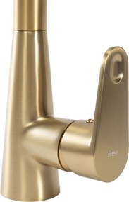 Rea Mild, stojanková kuchynská batéria h-430, zlatá matná, REA-B4803