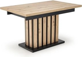 Rozkladací jedálenský stôl 130-180 cm Lalia (čierna) (pre 6 8 osôb). Vlastná spoľahlivá doprava až k Vám domov. 1049330