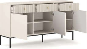 Vintino Komoda rebrovaná 154 cm kašmír