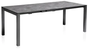 HPL rozťahovací stôl antracit150/210x95 cm