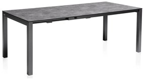 HPL rozťahovací stôl antracit150/210x95 cm