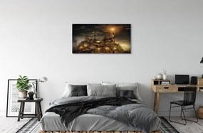 Obraz canvas Lucerna mraky plavidiel 120x60 cm
