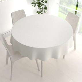 Biante Teflónový okrúhly obrus TF-010 Ornamenty - smotanový Ø 40 cm
