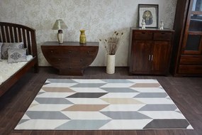 Koberec ARGENT - W4937 Romby Krém