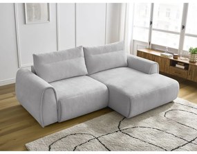 Svetlosivá rohová pohovka Aden – Bobochic Paris