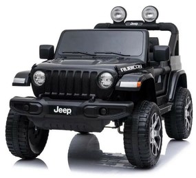 Detské elektrické autíčko Baby Mix Jeep Wrangler Rubicon čierne